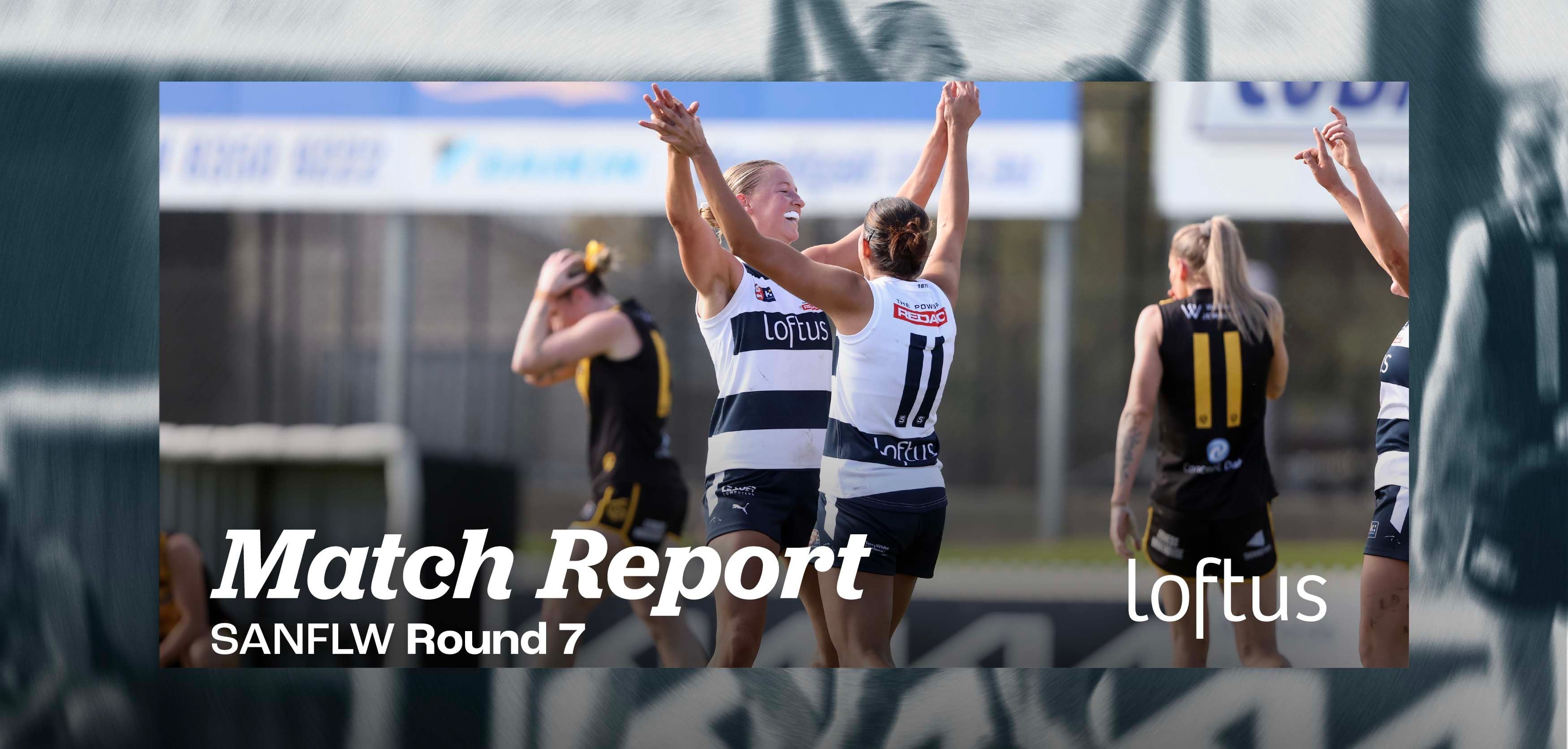 Loftus Match Report: Round 7 SANFLW v Glenelg Loftus Match Report: Round 7 SANFLW v Glenelg